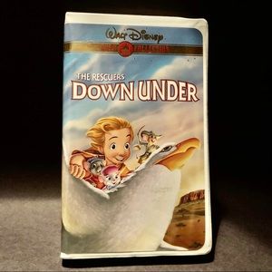 Disney’s THE RESCUERS DOWN UNDER on VHS